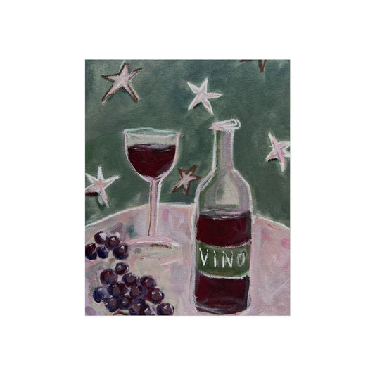Fine Art Poster, Vino still life