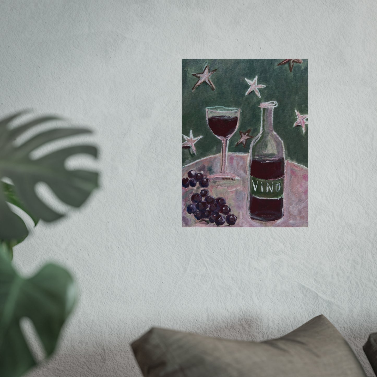 Fine Art Poster, Vino still life