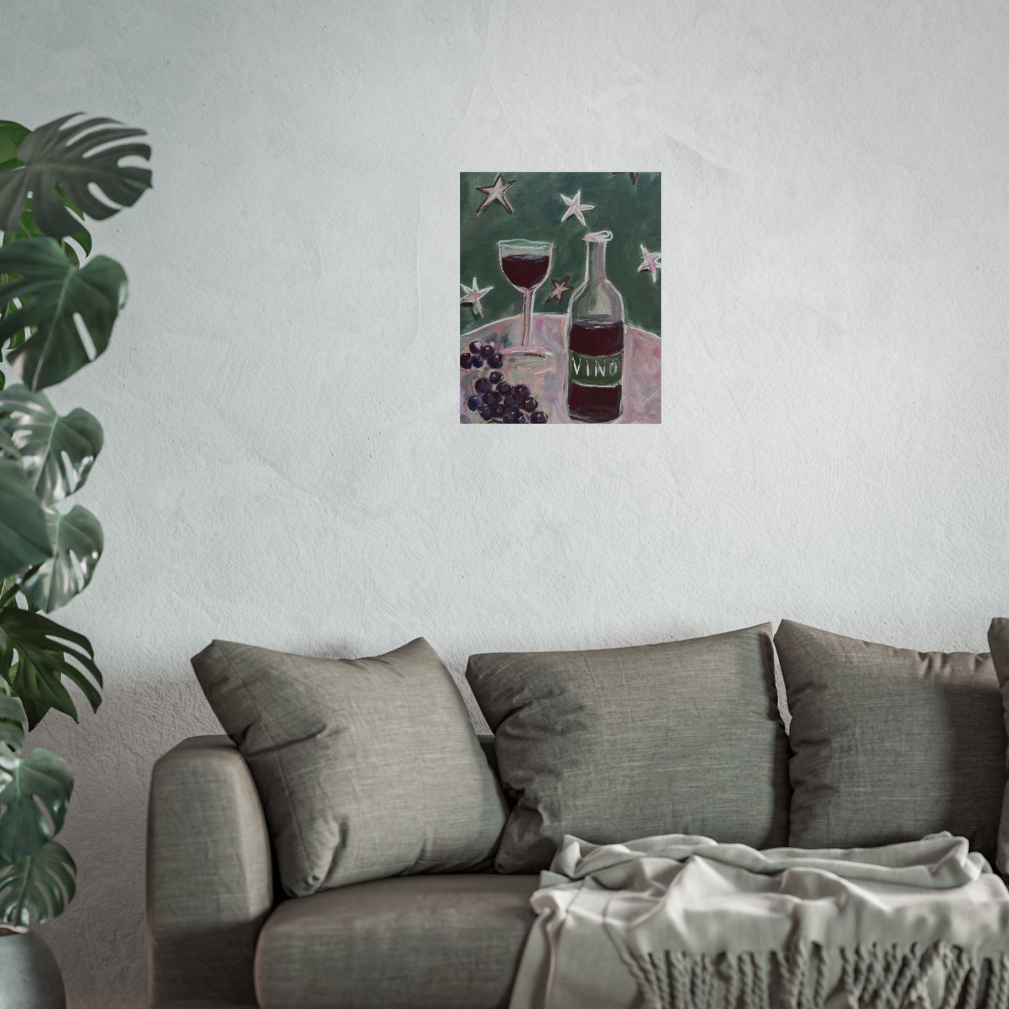 Fine Art Poster, Vino still life