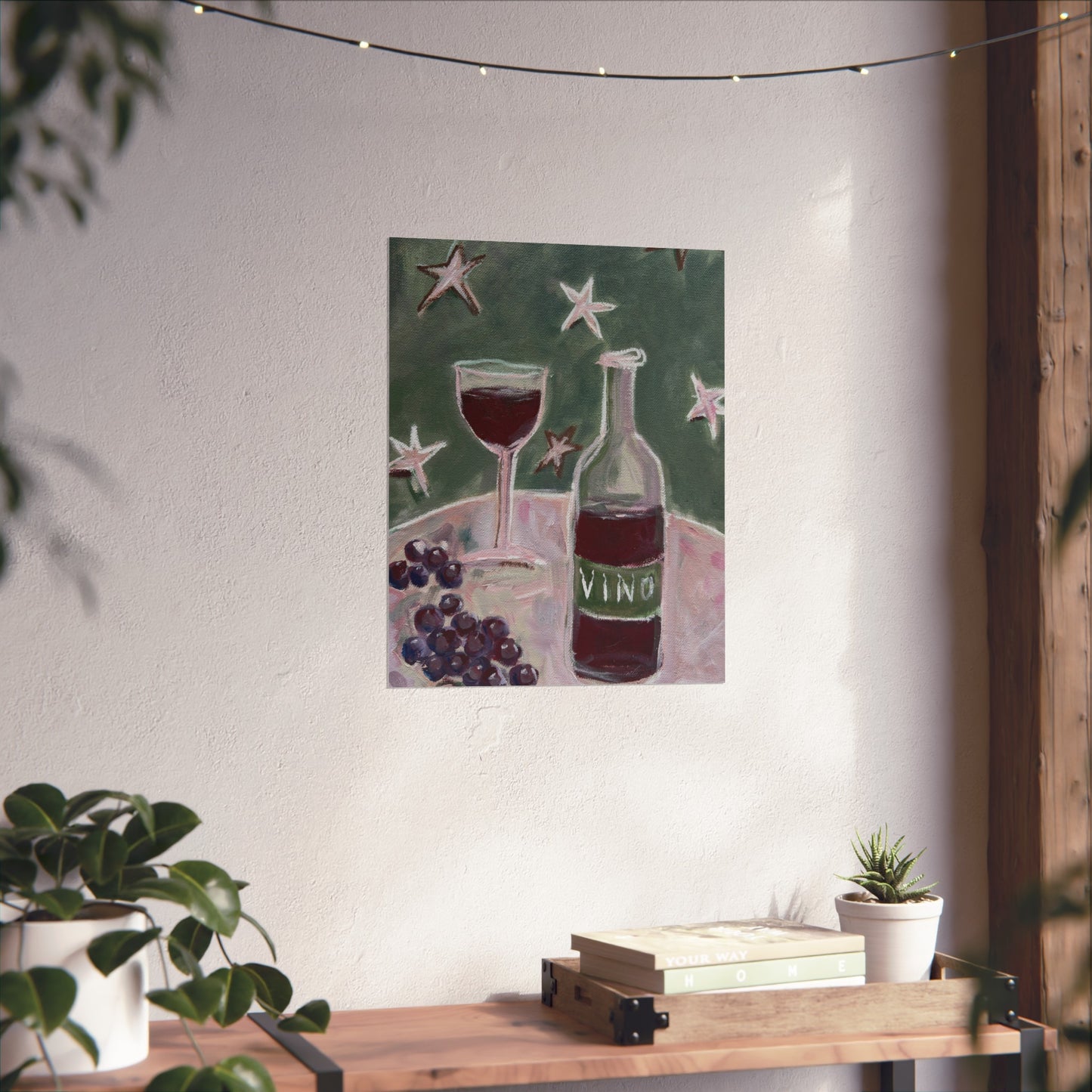 Fine Art Poster, Vino still life
